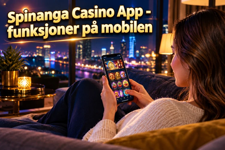 Spinanga Casino App - funksjoner på mobilen